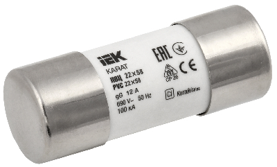 Плавкая вставка цилиндрическая ПВЦ 22х58 12А KARAT