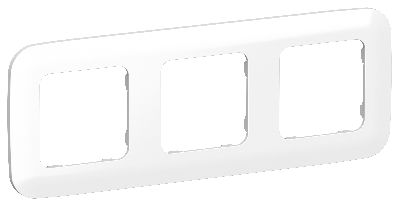 FLITE ARTISTIC Рамка 3-местная РУ-3-А-ФлБ белый IEK