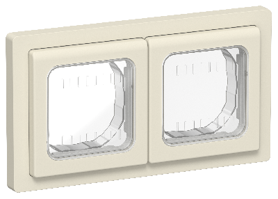 FLITE Рамка 2-местная IP55 Рпро-2-55-ФлСл сливочный IEK