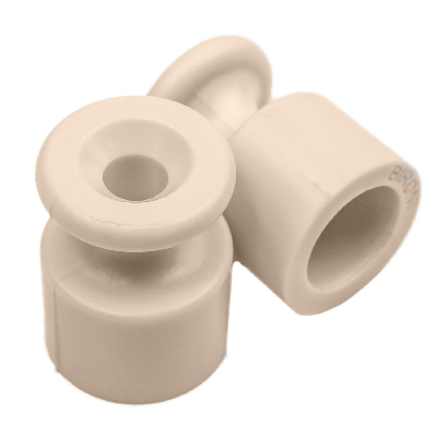 Изолятор для наружного монтажа пластик цвет песочное золото (100 шт/уп)