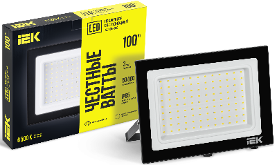 Прожектор светодиодный ДО-100w 6500K 8000Лм IP65