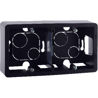 Коробка накладного монтажа 2 поста INSPIRIA антрацит