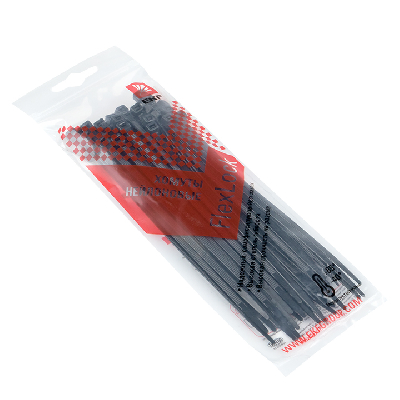 Хомут P6.6 стандартный черный 3.6x150 (50шт) FlexLock PROxima