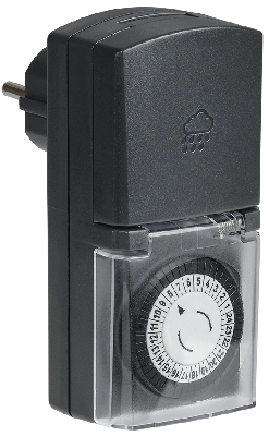 РТМ-4 Розетка-таймер механ. 30мин 24ч 48on/off 16А IP44