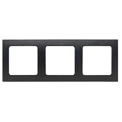Стокгольм Рамка 3-местная черная