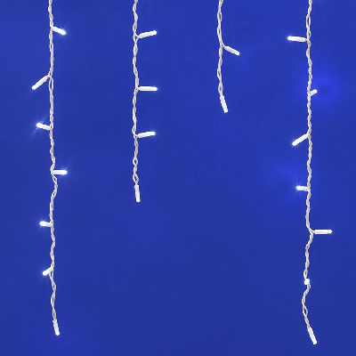 Бахрома светодиодная со статическим свечением 3м соединяемая 200 светодиодов белый провод ULD-B3010-200/SWK WHITE IP67