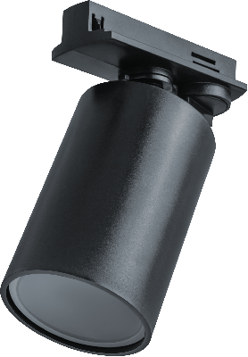 Светильник трековый на шинопровод под лампу NLT-TP1-1L-GU10-BL однофазный GU10 черный