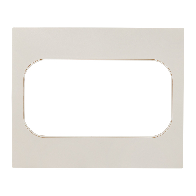 Стокгольм Рамка для розетки 2-местная белая