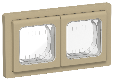 FLITE Рамка 2-местная IP55 Рпро-2-55-ФлХ хаки IEK