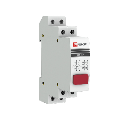 Кнопка модульная КМ-47 (красная) PROxima