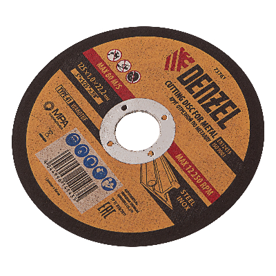 Круг отрезной по металлу, 125 х 1,0 х 22,2 мм, WA60TBF