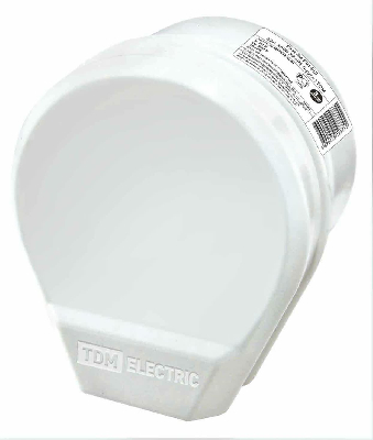 Разъём РШ-ВШ 32А 250В 2Р+РЕ ОУ белый