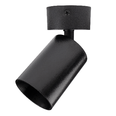 Светильник светодиодный ДПО GU10 без лампы круглый черный корпус