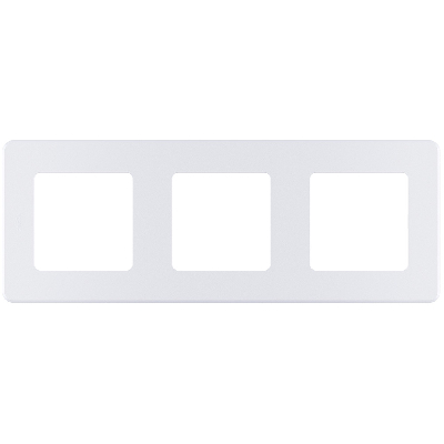 Рамка 3-местная жемчуг INSPIRIA