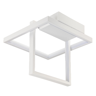 Люстра потолочная светодиодная, FALENA, 3 режима, 250x250x215мм, 24Вт, 2700K/4200K/6400K, 9м, белый, 51621 1, Ritter