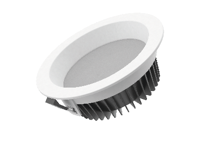 Светильник светодиодный ДВО-40Вт Downlight круглый 230*84 40W 4000K IP54/20 авар.