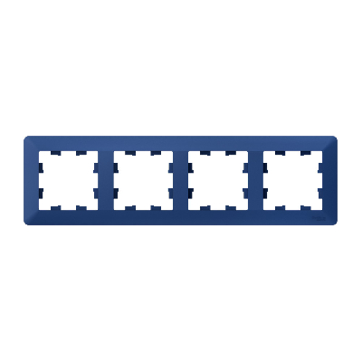 ATLASDESIGN AIR 4-постовая РАМКА, АКВАМАРИН/дымчатый черный