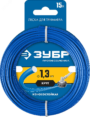 Леска для триммера КРУГ 1.3 мм 15 м Профессионал