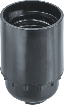 Патрон подвесной Е27 карболитовый черный