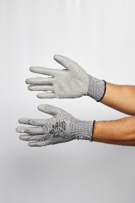 Перчатки полиэстеровые с полиуретановым покрытием VE702PG , размер 10