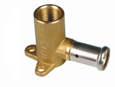 Водорозетка пресс 20х1/2'ВР 52 мм, латунь