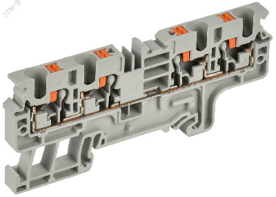 Колодка клеммная CP-MC 4 вывода 4мм2 серая IEK