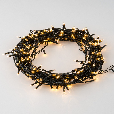 Гирлянда светодиодная ULD-S1000-100/DGA WARM WHITE IP20 10 м 100 светодиодов теплый белый свет зеленый провод