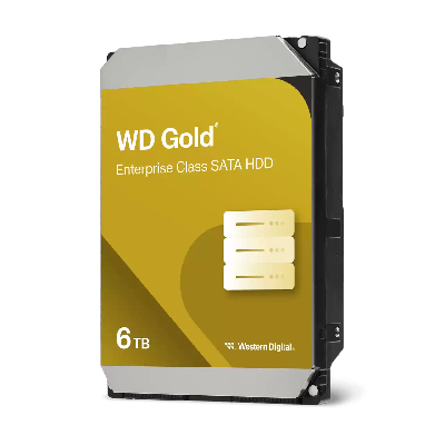 Жесткий диск 6TB Gold, 3.5'', SATAIII, 7200 об/мин, 256 МБ