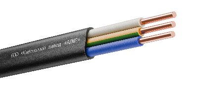 Кабель силовой ППГ-П нг(А)-HF 3х6ок(N.PE)-0.66 однопроволочный черный (барабан)