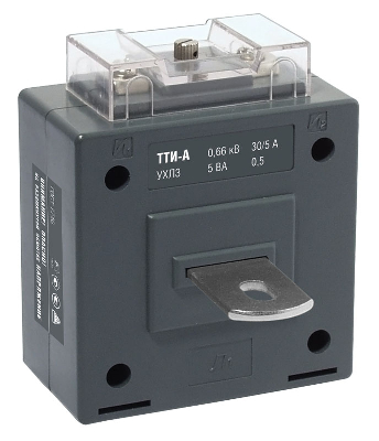Трансформатор тока ТТИ-А 200/5А с шиной  5ВА класс точности 0.5S