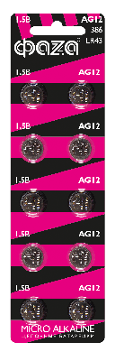 Элемент питания AG12 LR 43 BL-10