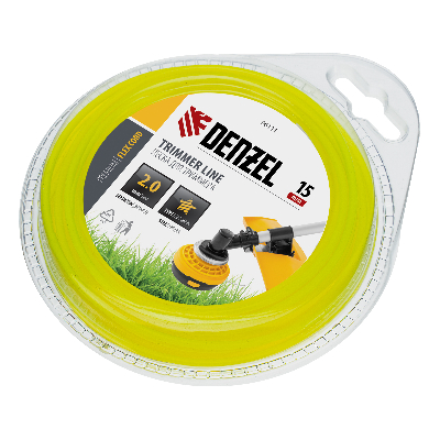 Леска для триммера звезда 2 мм х 15 м,  блистер FLEX CORD