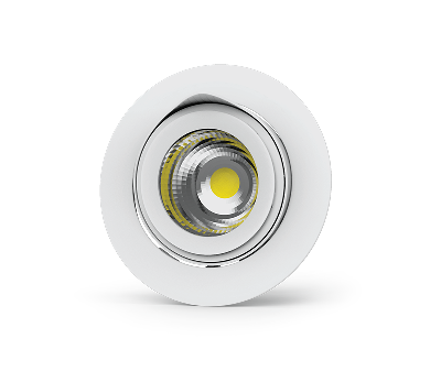 Светильник светодиодный ДВО-30Вт DL/R поворотный 40 град 165х125 мм 4000K белый (d155мм)