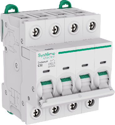 Автоматический выключатель (АВ) C 32A 4P 6kA 400В Systeme9