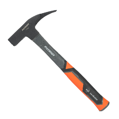 Молоток кровельщика  RHF-600 с  фиберглассовой рукояткой, 600г