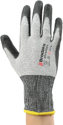 Перчатки рабочие Brodeks GC-11, серый/черный (10)