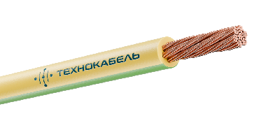 Провод силовой ПуГВнг(А)-LS 1х6 желто зеленый ТРТС