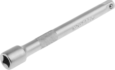 Удлинитель ''Мастер'' для торцовых головок (1/4''), Cr-V, хроматированное покрытие, 100мм