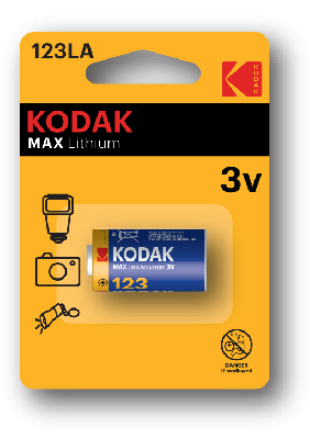 Батарейка CR123 [ K123LA] MAX Lithium (6/12/10800)
