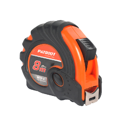 Рулетка MTP-8, ударопрочный корпус, обрезиненная, 8м