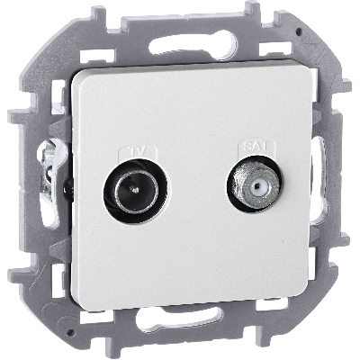 Розетка TV/SAT звезда  INSPIRIA белый