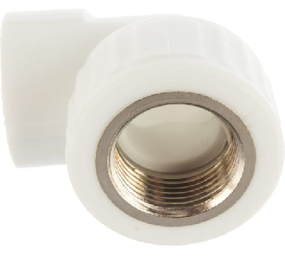 Уголок комбинированный 32 х 3/4' ВР полипропиленовый PPR белый