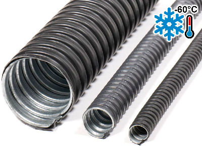 Металлорукав в ПВХ изоляции МРПИ НГ 25            морозостойкий, черный, УХЛ1 (50 м/уп.) ЗЭТА
