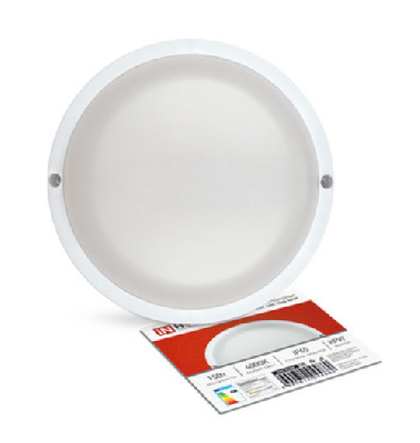 Светильник светодиодный герметичный СПП 1540-КРУГ 15Вт 4000К 1350Лм IP65 140мм IN HOME