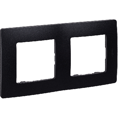 ETIKA Рамка 2 поста антрацит