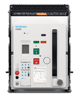 Воздушный выключатель серии HGN, арт. HGN16A3BM0C0S054LBAEL (1600А, 3P, 85кА, выкатной c горизонтальным расположением шин, реле GPR-LP)