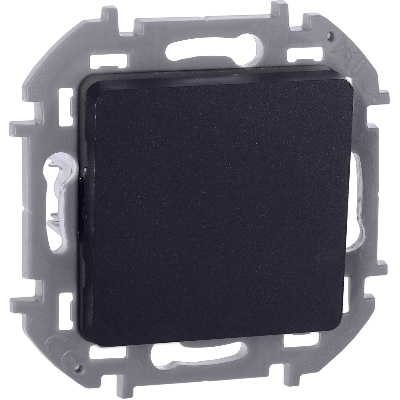 Переключатель одноклавишный INSPIRIA 10 AX 250 В~ антрацит