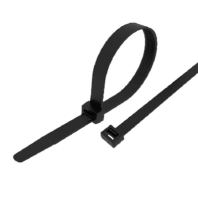 Хомут-стяжка кабельная нейлоновая PROconnect 300x4,8 мм, черная, упаковка 100 шт