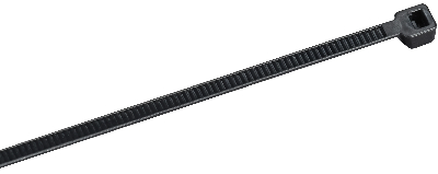 Хомут P6.6 стандартный чёрный 2,5х200мм IEK