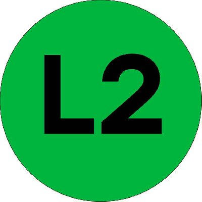 Наклейка L2 d=20мм PROxima